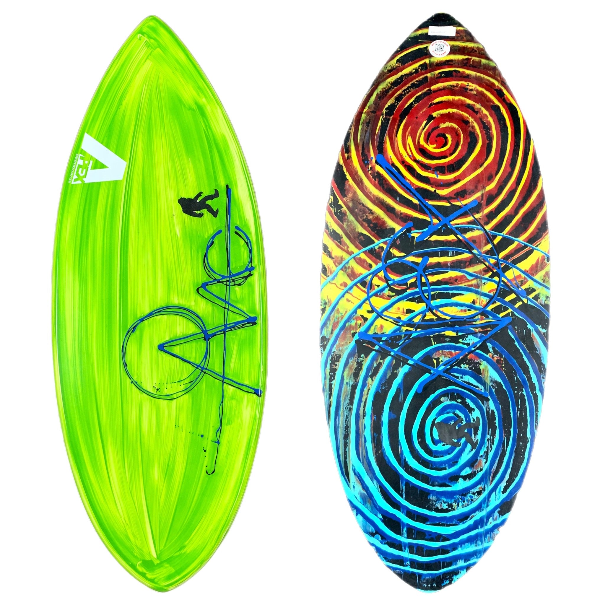 Apex 54" AVAC Skimboard Green Waterboyz