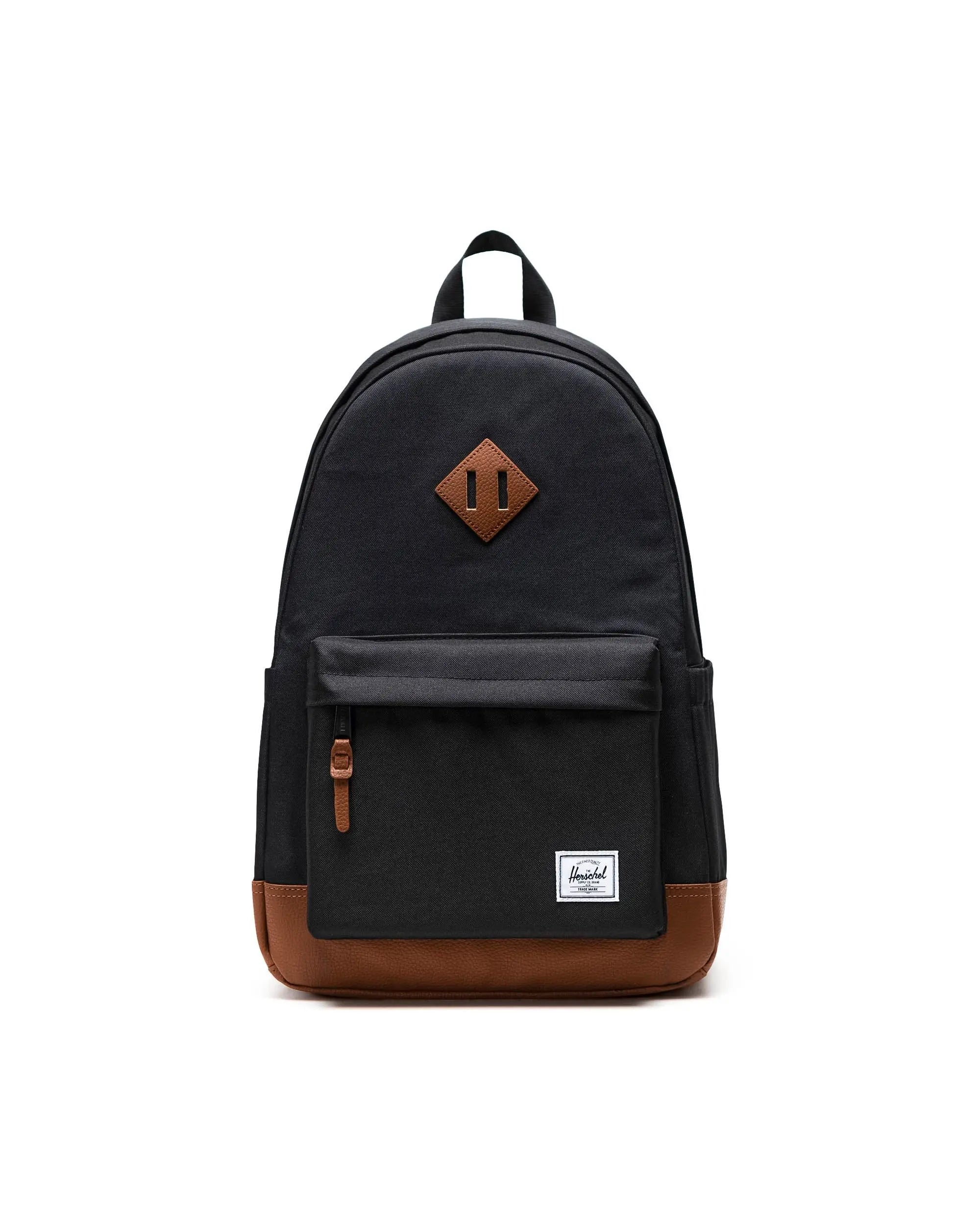Herschel Heritage Backpack Black/Tan – Waterboyz