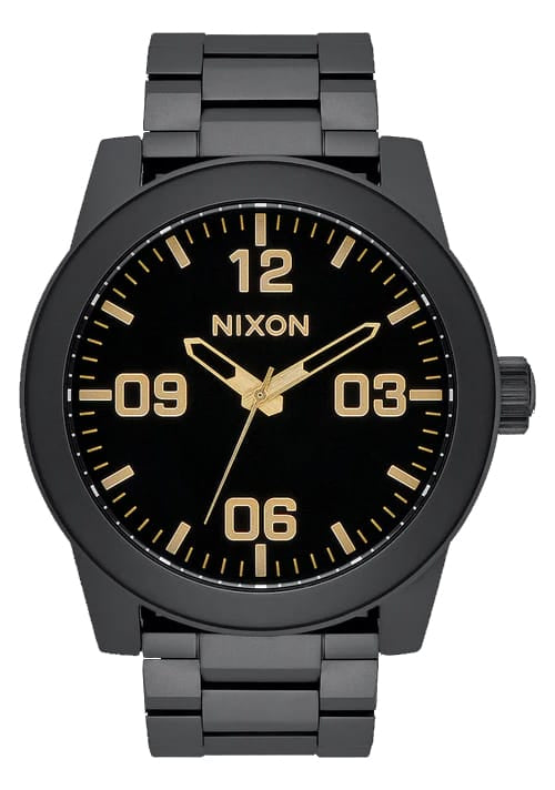 Nixon Corporal SS Matte Black/Gold Watch – Waterboyz display picture 2