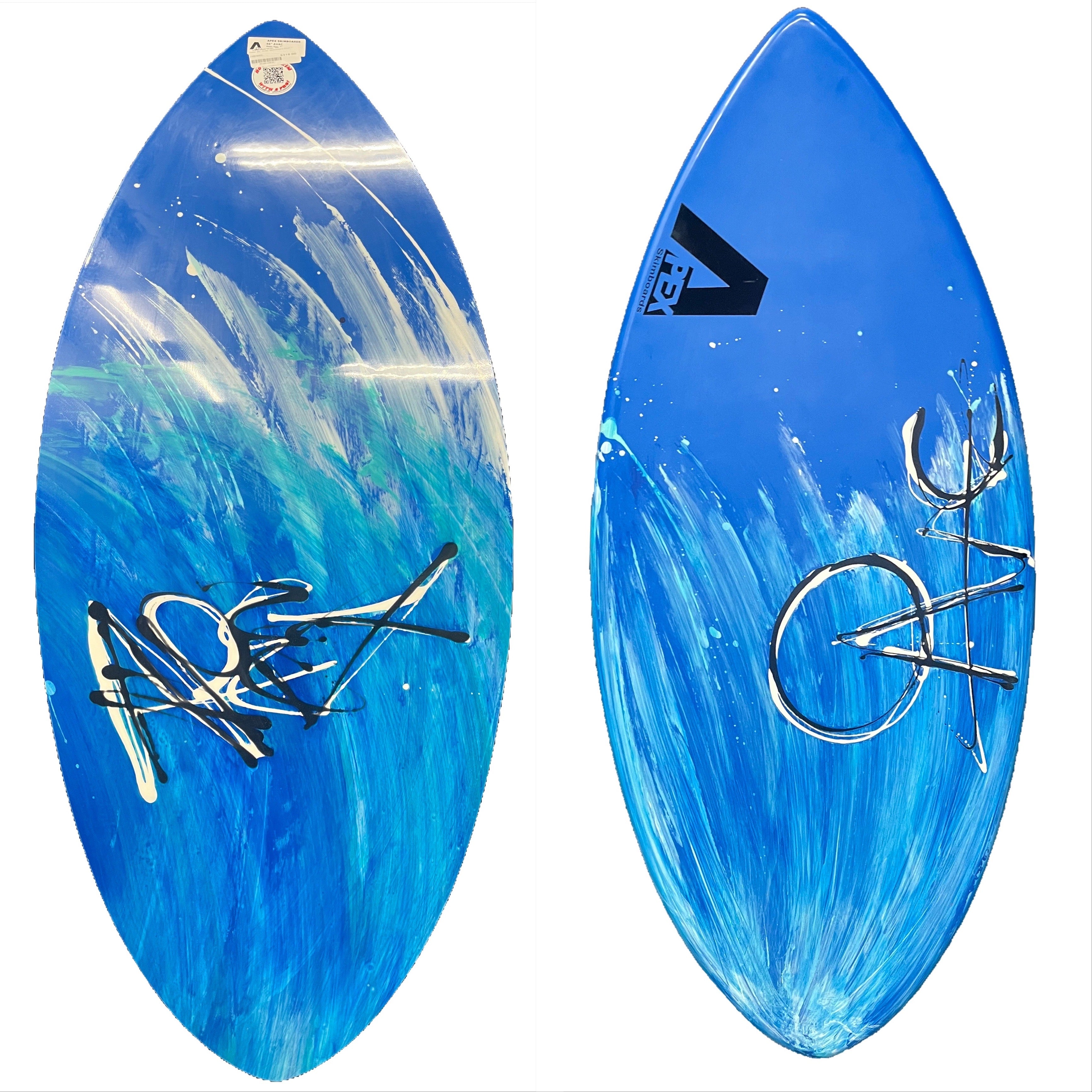 Apex 46" Avac Skimboard Blue Waterboyz