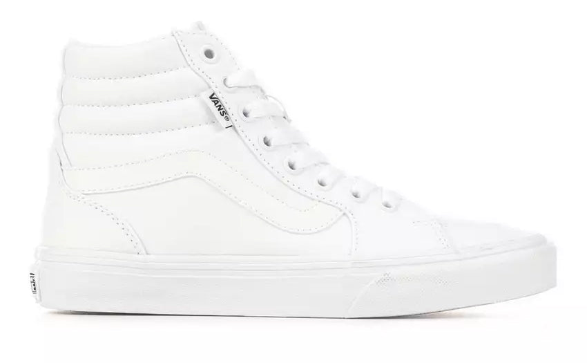 Vans Sk8-Hi Tapered Skate Shoe - True White Monochrome