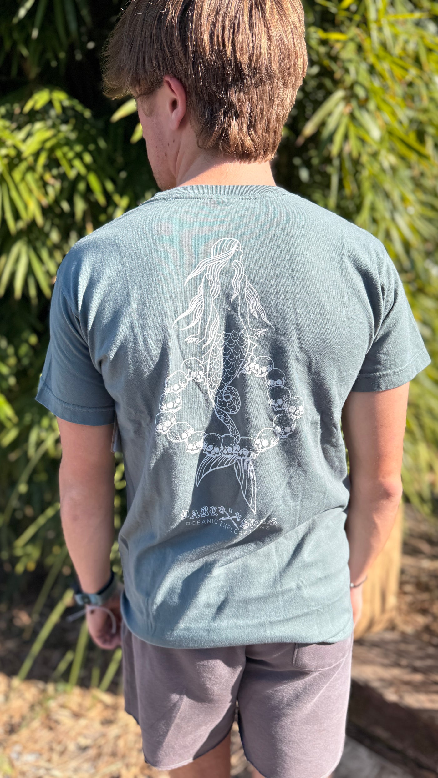 Dark Seas Eternal Tee - Balsam Green