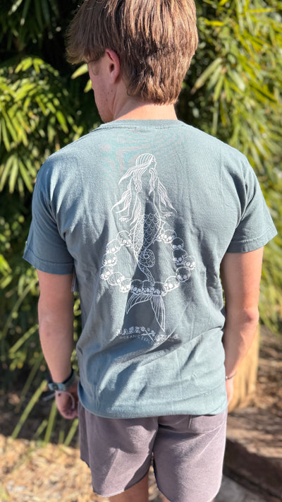 Dark Seas Eternal Tee - Balsam Green
