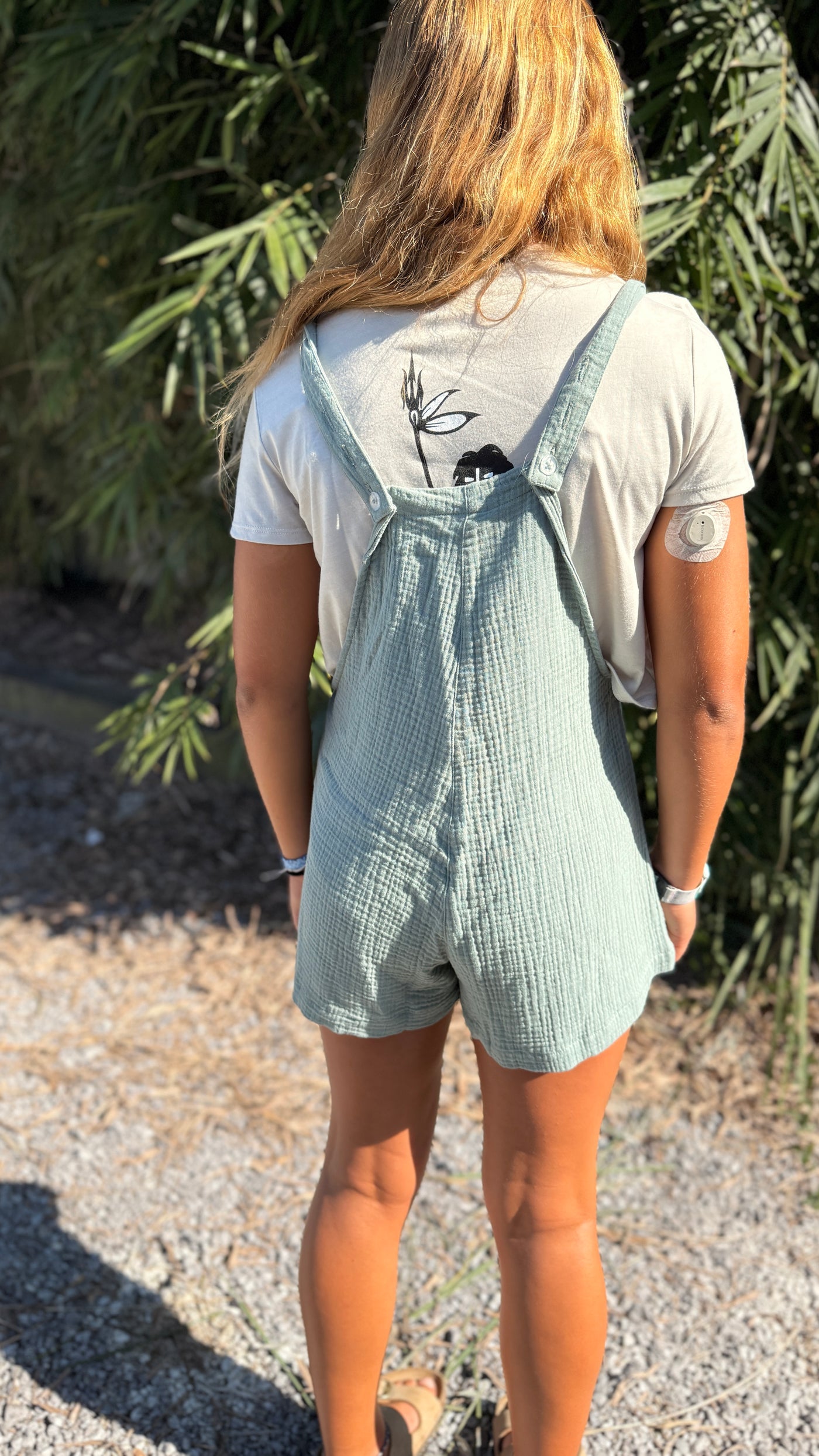 WBZ Womens Hailey Romper - Seafoam