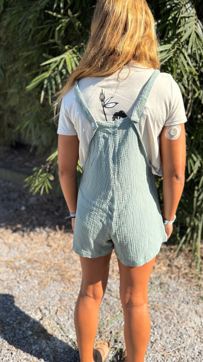 WBZ Womens Hailey Romper - Seafoam