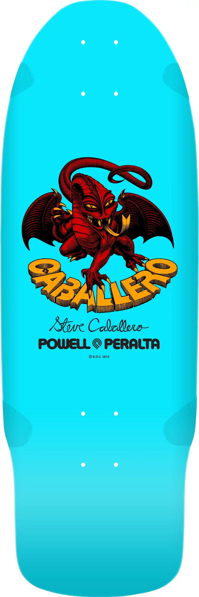 Powell BB Caballero Reissue Deck - Light Blue