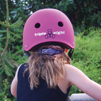Triple 8 Lil 8 Kids Helmet Neon Pink