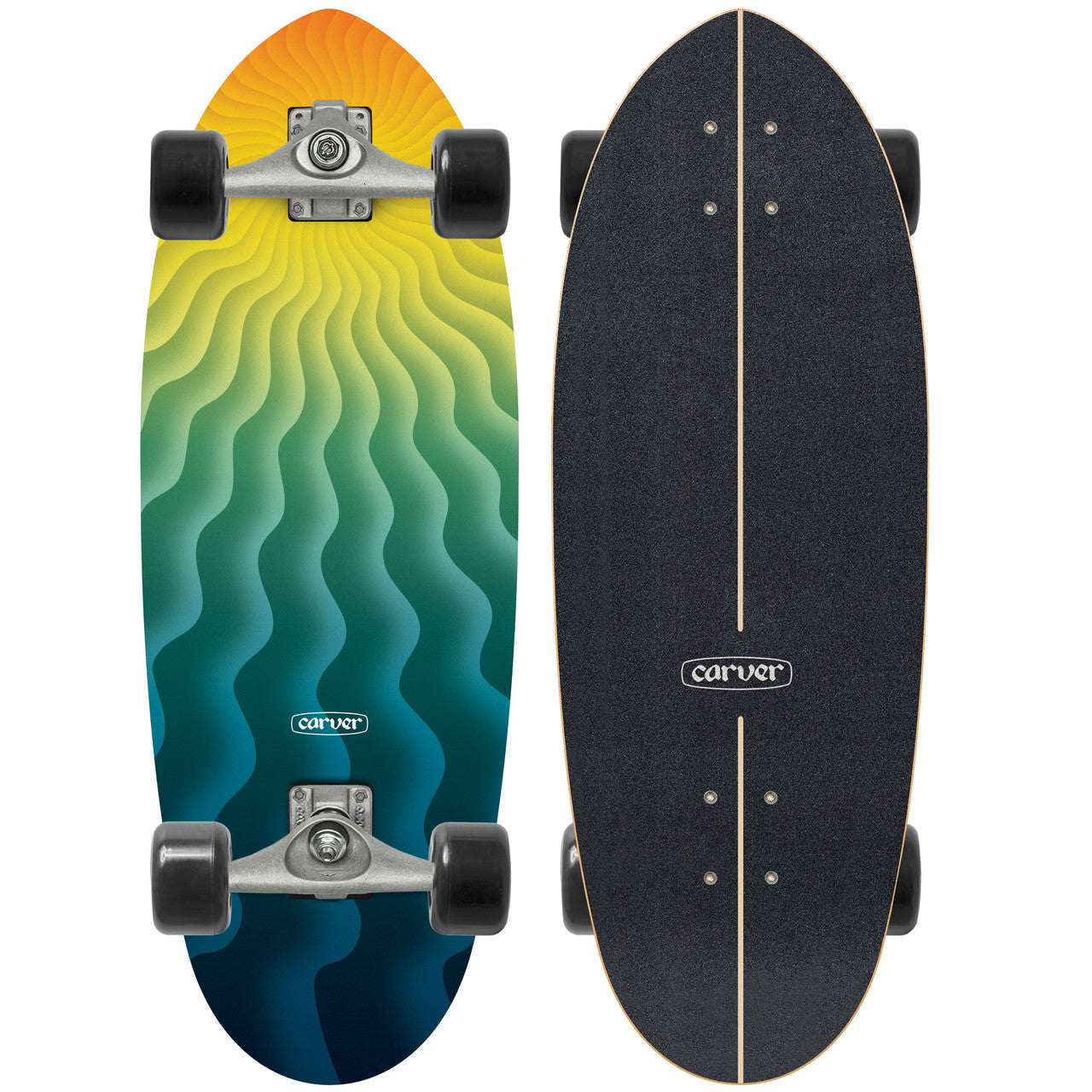 Carver 26" Quasar SurfSkate C5 Raw Complete