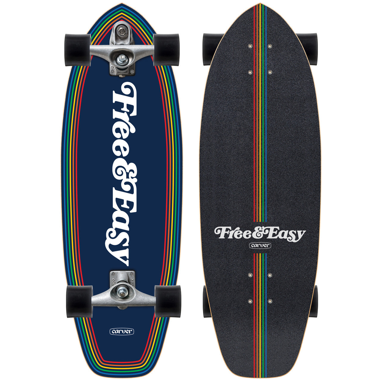 Carver x Free and Easy 30.75" C7 Raw SurfSkate Complete