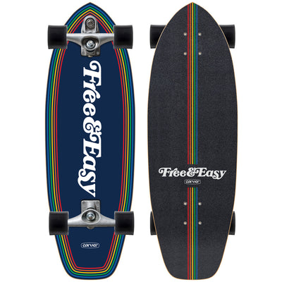 Carver x Free and Easy 30.75" C7 Raw SurfSkate Complete