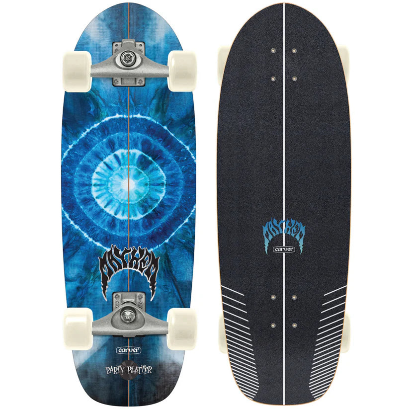 Carver 28" CX Raw Lost Party Platter Surfskate Complete