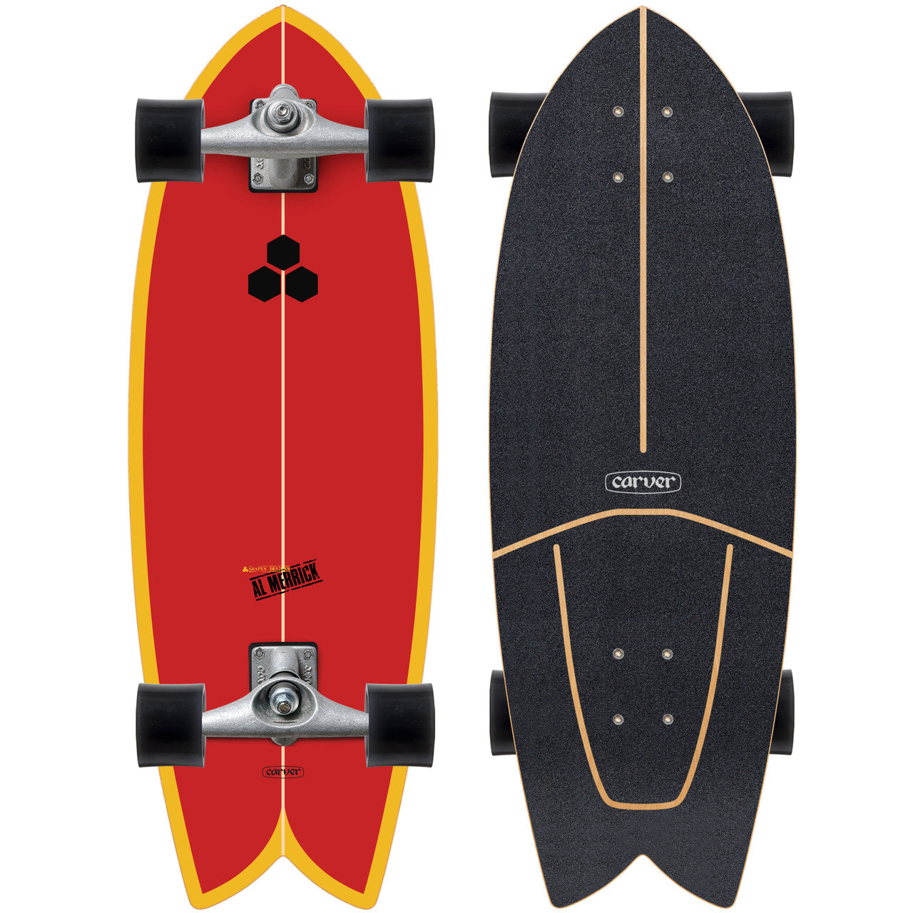 Carver x CI 29.25" Fish CX Raw Surfskate Complete