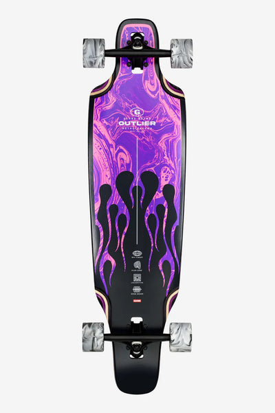 Globe Outlier 36" Purple Flame Cruiser