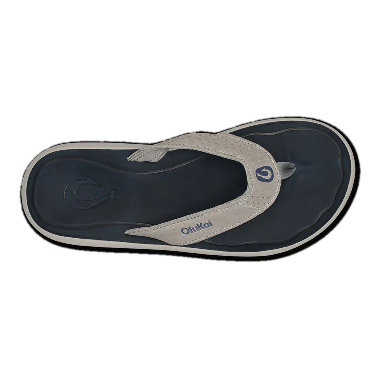 Olukai M Pili Ash/ Mood Indigo