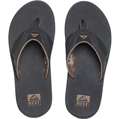 Reef Mens Fanning Black/Brown Sandals