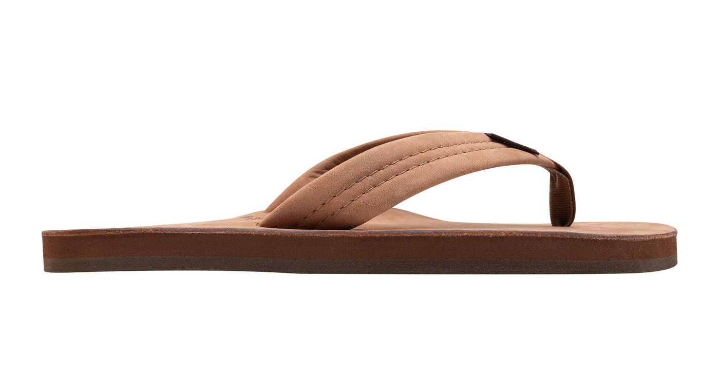 Rainbow M Luxury Leather Nogales Wood Single layer Sandal