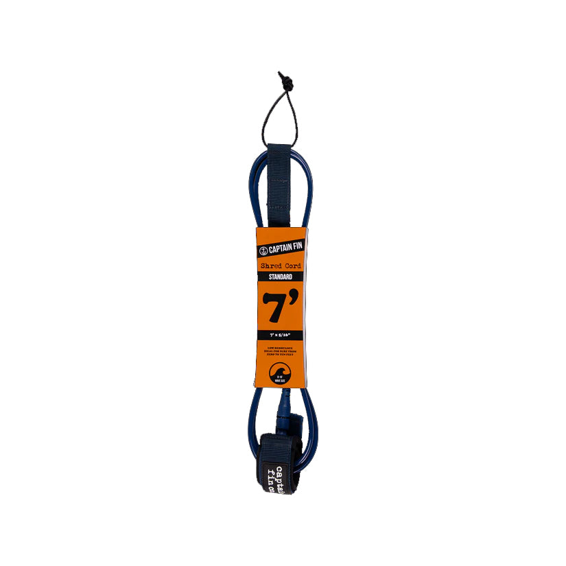 Captain Fin 7' Shred Cord Standard Leash