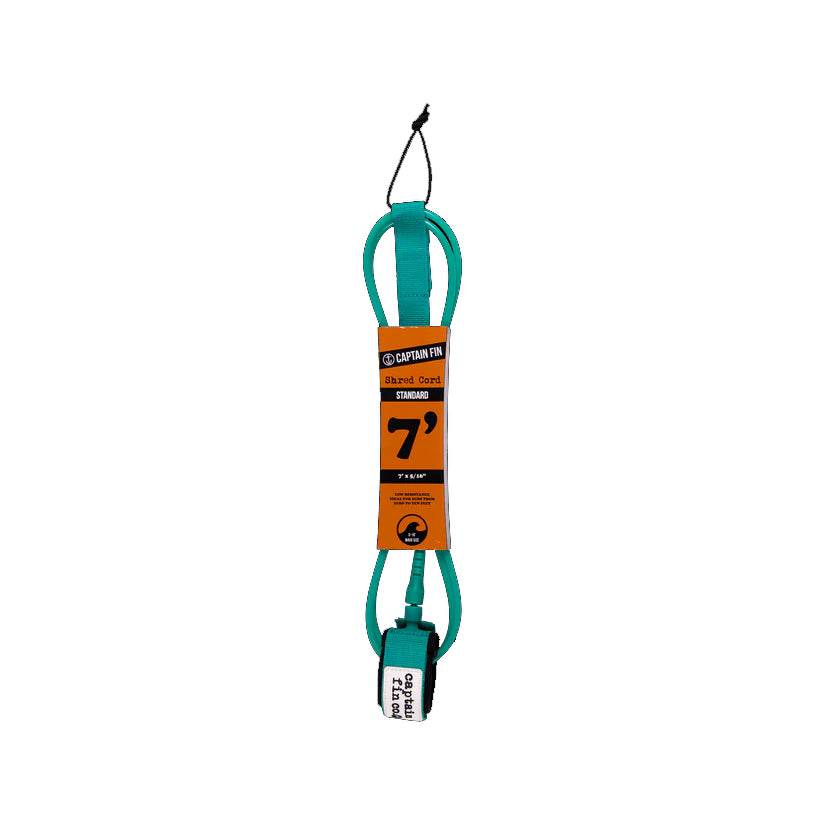 Captain Fin 7' Shred Cord Standard Leash