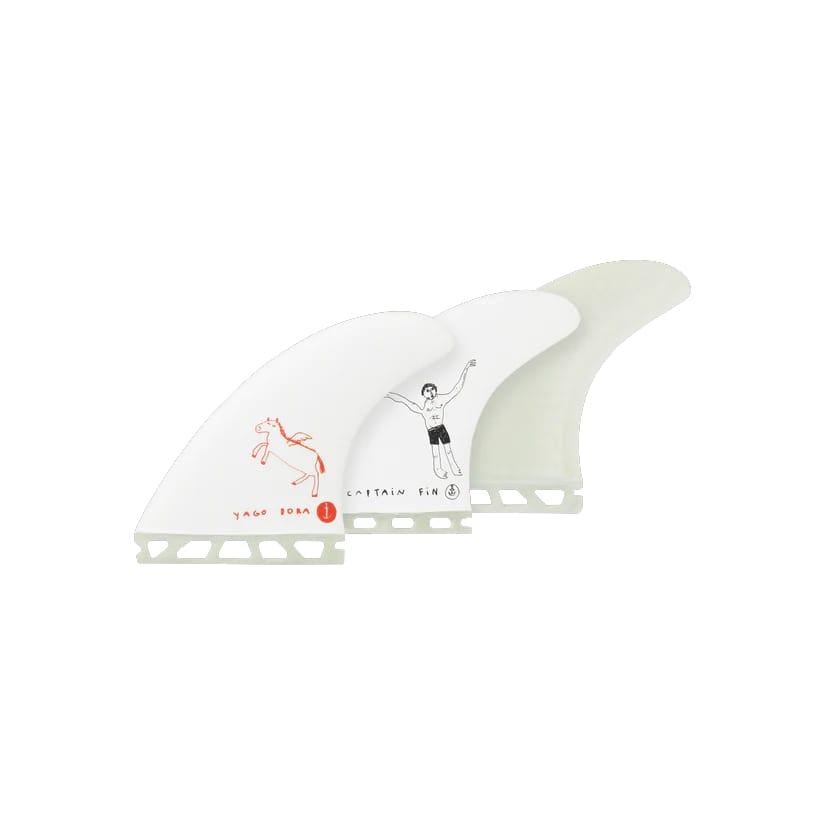 新品未使用　CAPTAIN FIN YAGO DORA 3-FIN　 Mサイズ Capatin Fin Yago Dora Single Tab Thruster Fin – Waterboyz