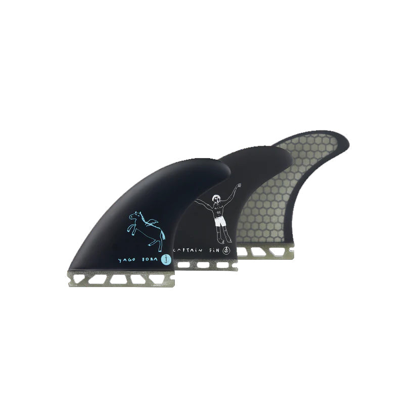 Capatin Fin Yago Dora Single Tab Thruster Fin