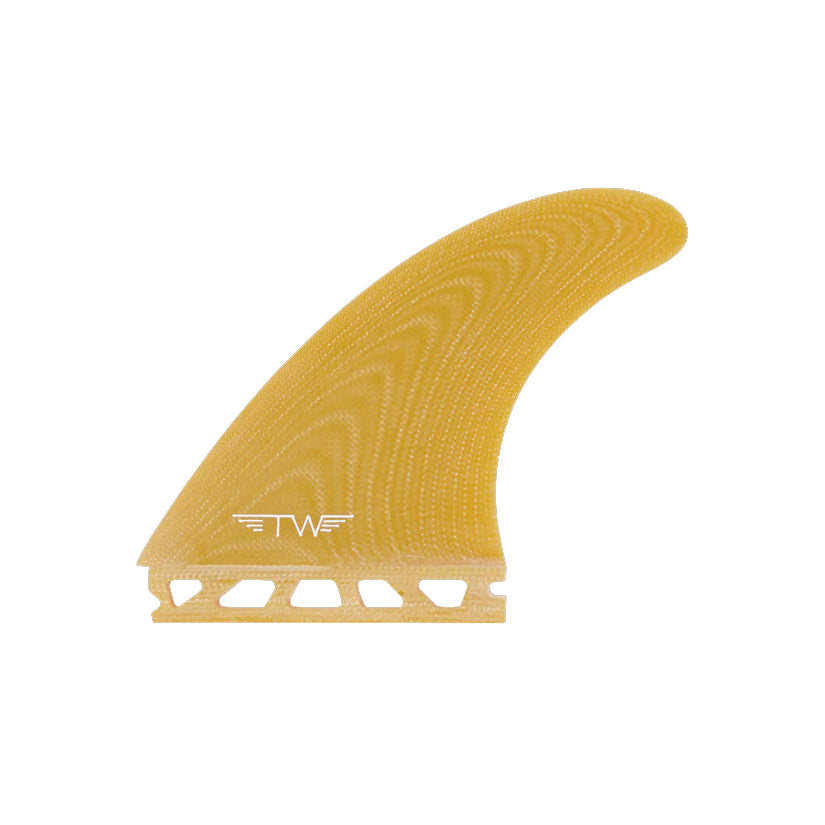 Captain Fin Tyler Warren 5-Fin Large Single Tab Yellow