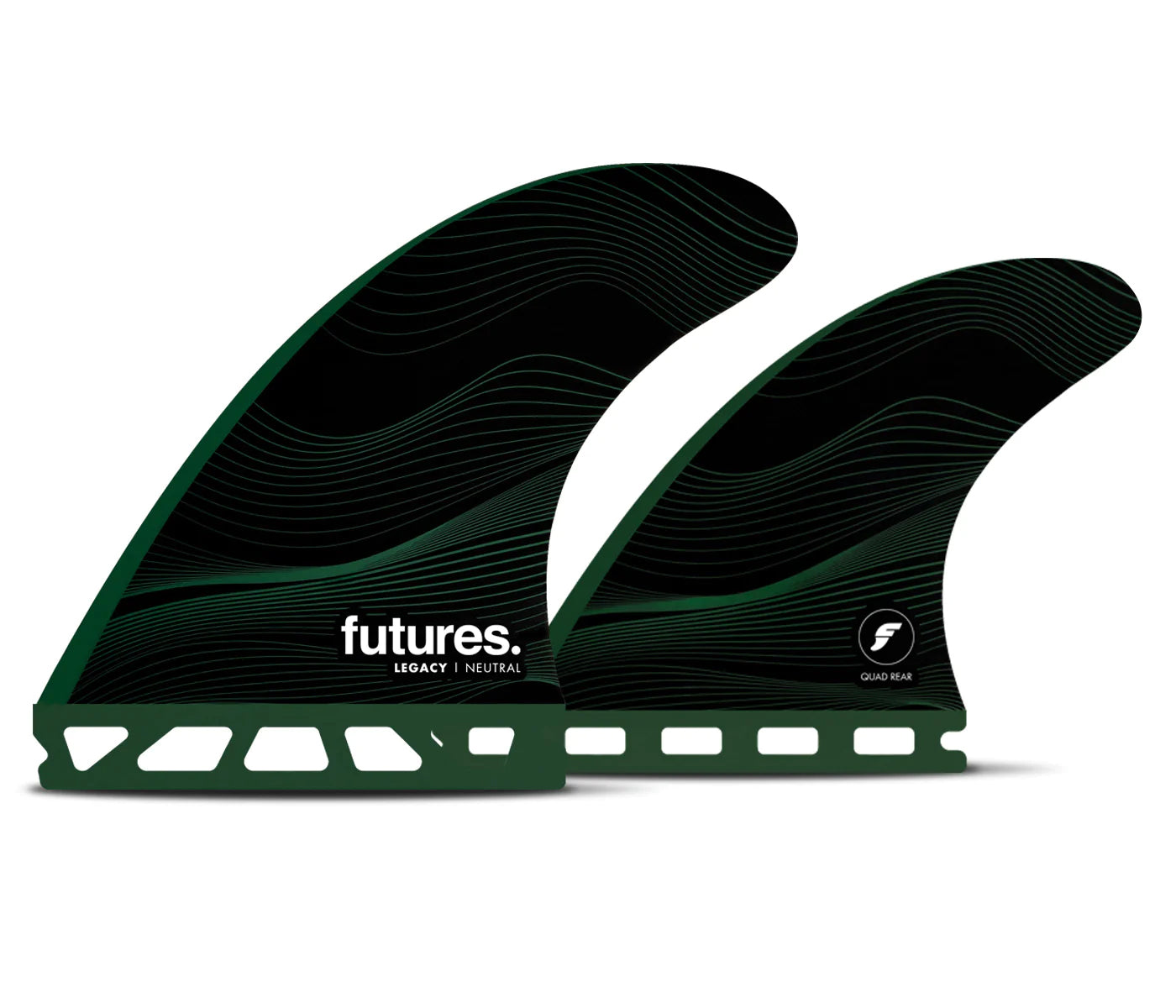 Futures F8 Legacy HC Quad Fins Green