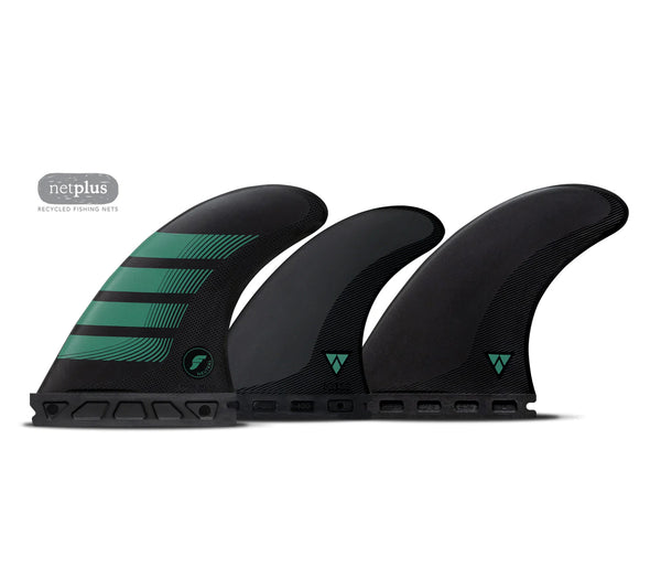 Futures F6 Alpha 5-Fin Set Carbon/Teal – Waterboyz