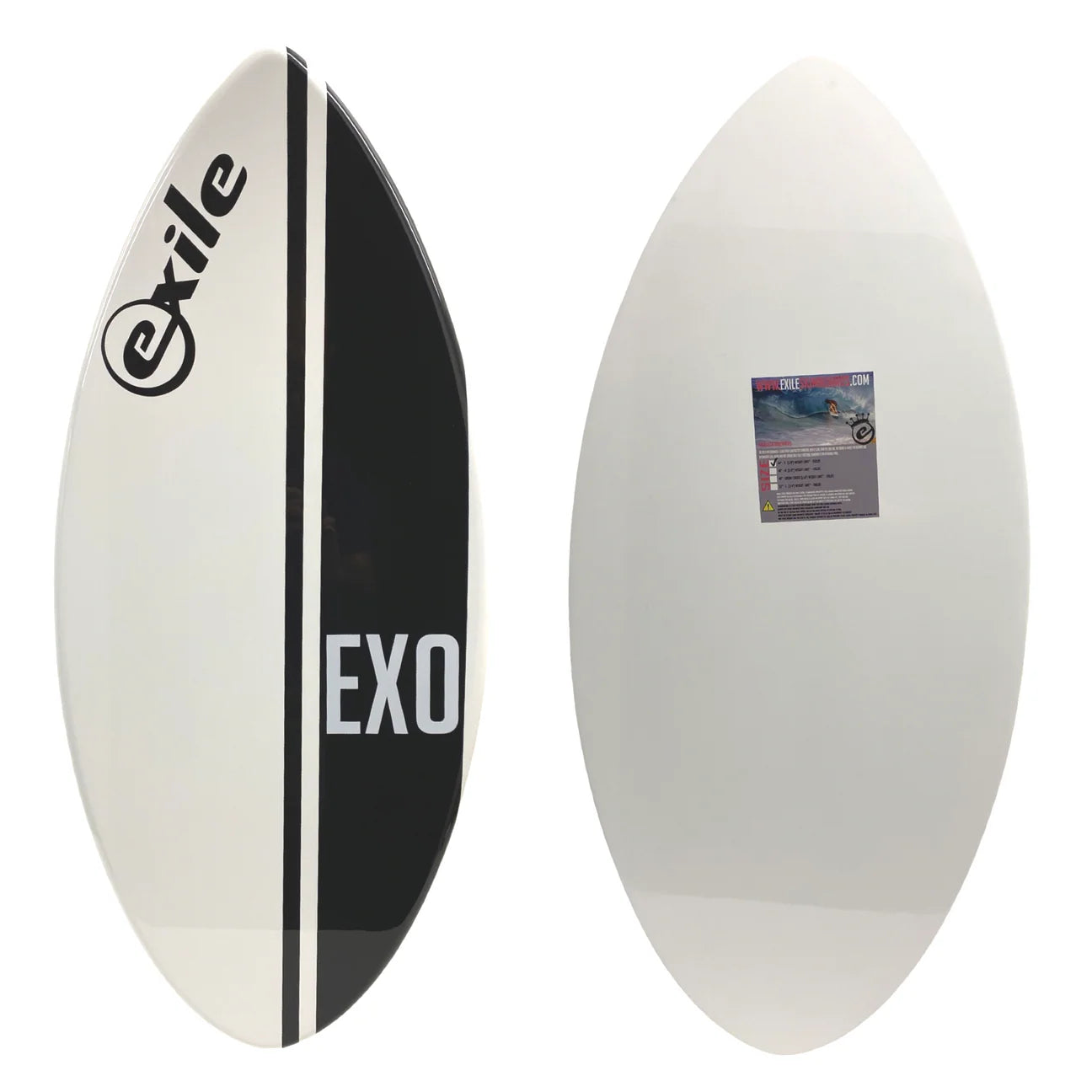 Exile 44" Small Ex0 E-glass (White/Black)