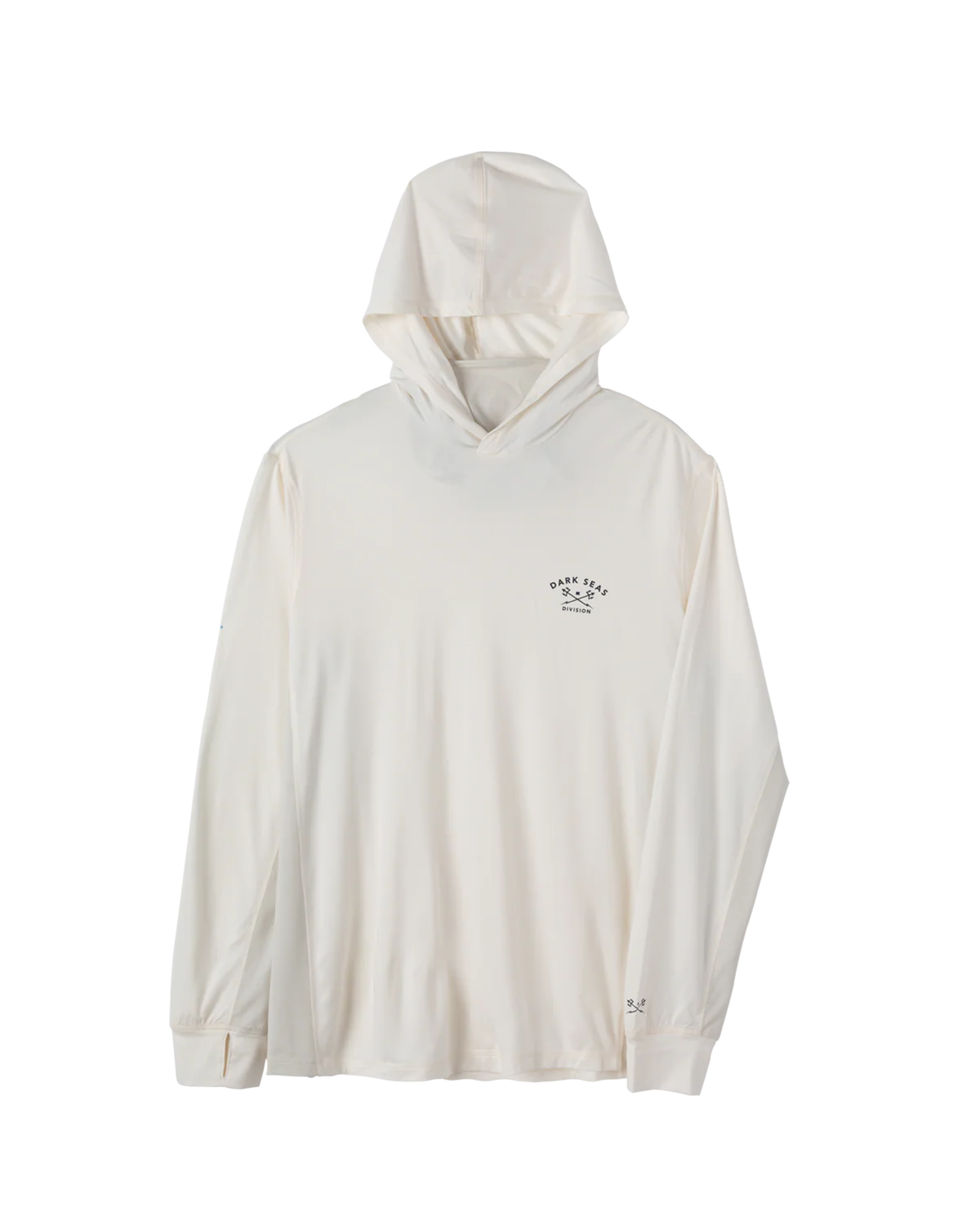 Dark Seas Bimini UV Hooded L/S Tee -Off White