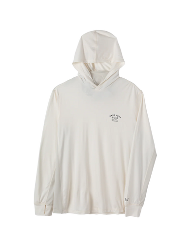 Dark Seas Bimini UV Hooded L/S Tee -Off White