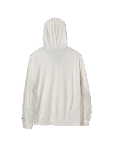 Dark Seas Bimini UV Hooded L/S Tee -Off White