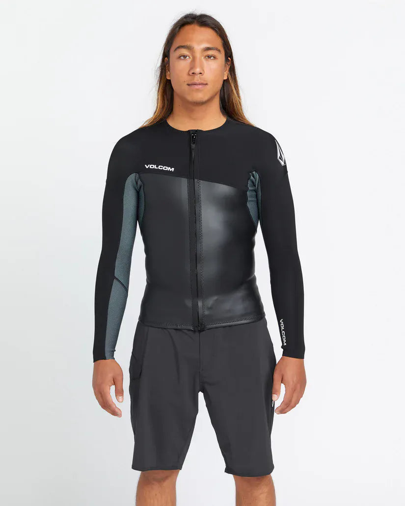Volcom Modulator 1.5mm Front Zip Jacket - Black – Waterboyz