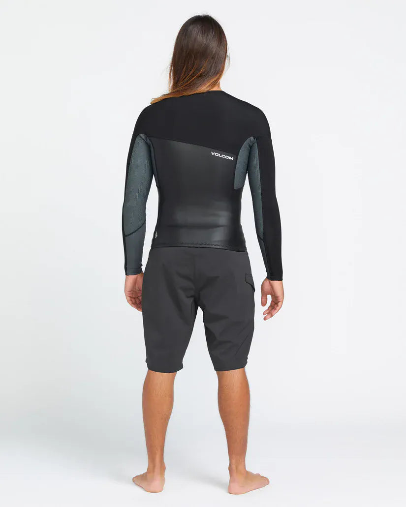 Volcom Modulator 1.5mm Front Zip Jacket - Black – Waterboyz