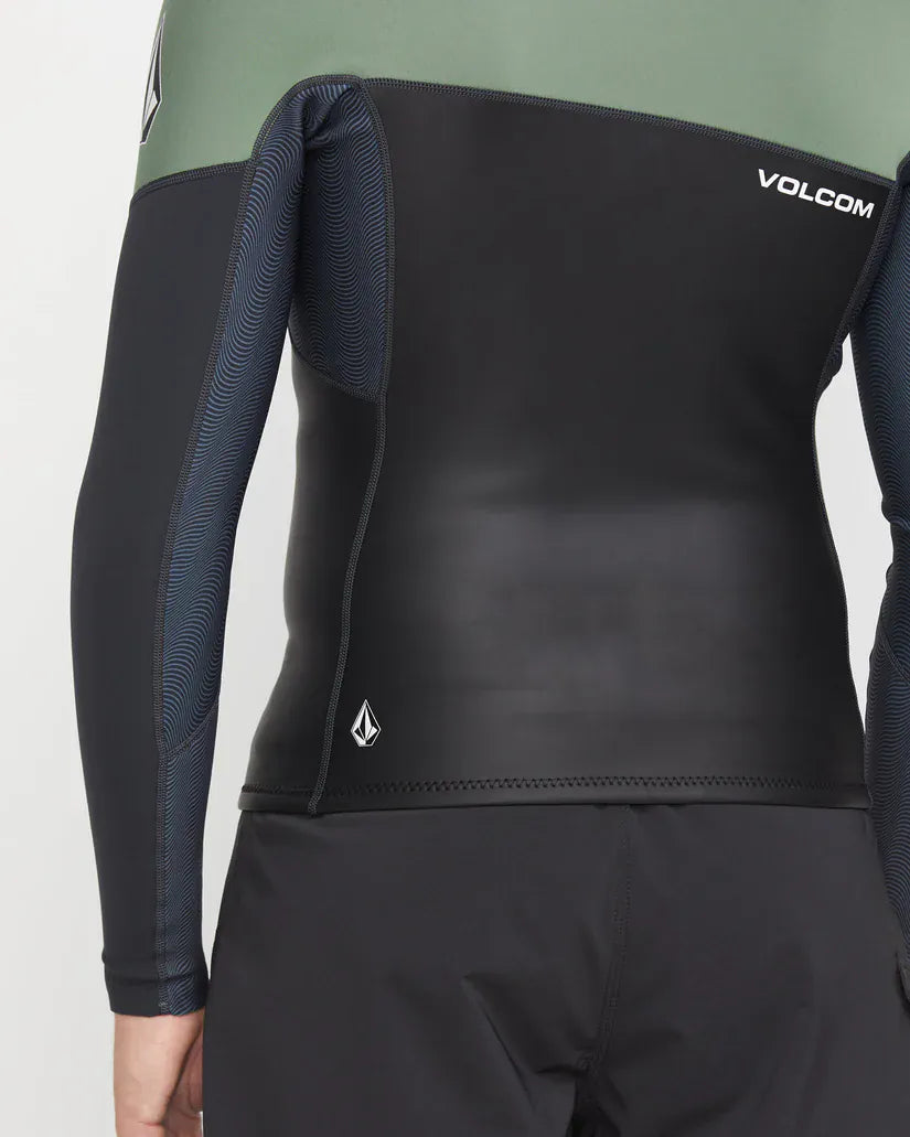Volcom Modulator 1.5mm Front Zip Jacket - Light Olive – Waterboyz
