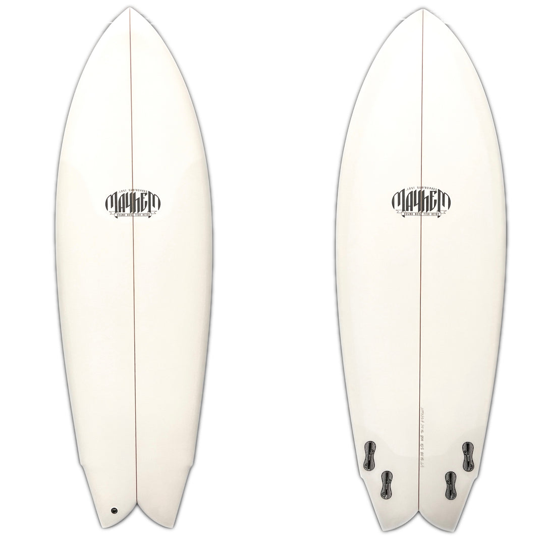 LOST RNF-RETRO REVAMP 5’7” 33.05L 5\u00277 LOST BLACKSHEEP RNF RETRO REVAMP SURFBOARD (281412)