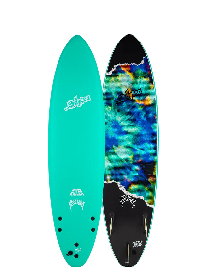 Odysea x Lost 6'8" Crowd Killer Turquoise