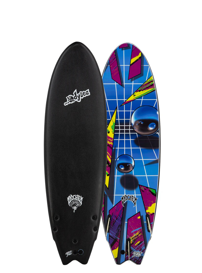 Odysea X Lost 6'5" RNF Black Surfboard