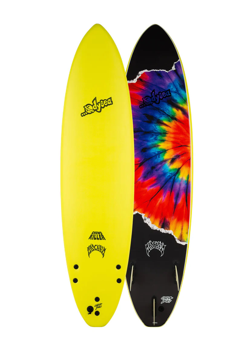 Odysea X Lost 7'2" Crowd Killer Electric Lemon