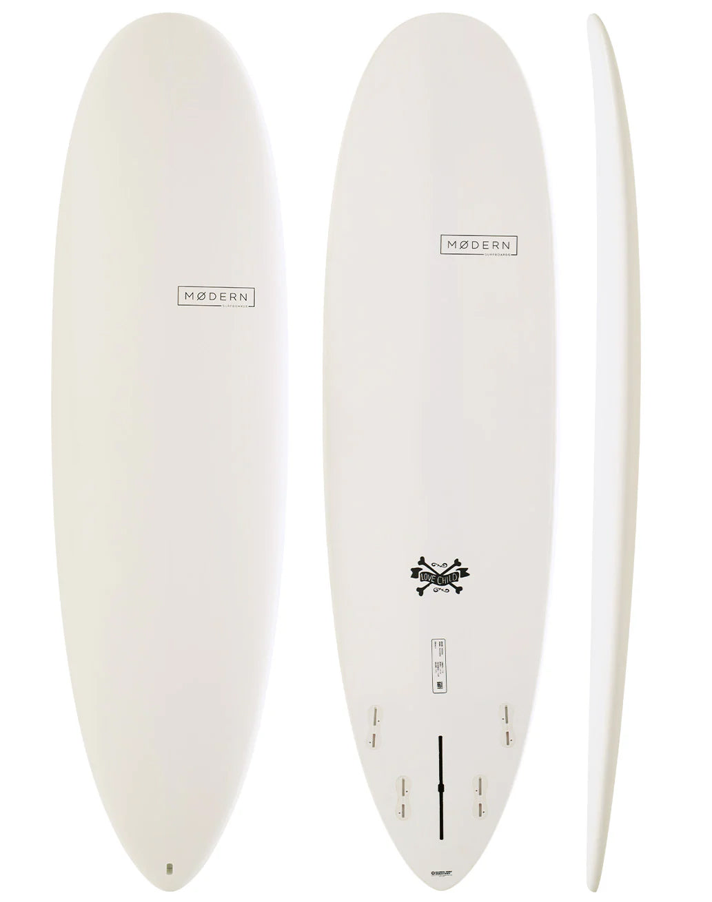 Modern 7'6" Love Child Epoxy Soft White