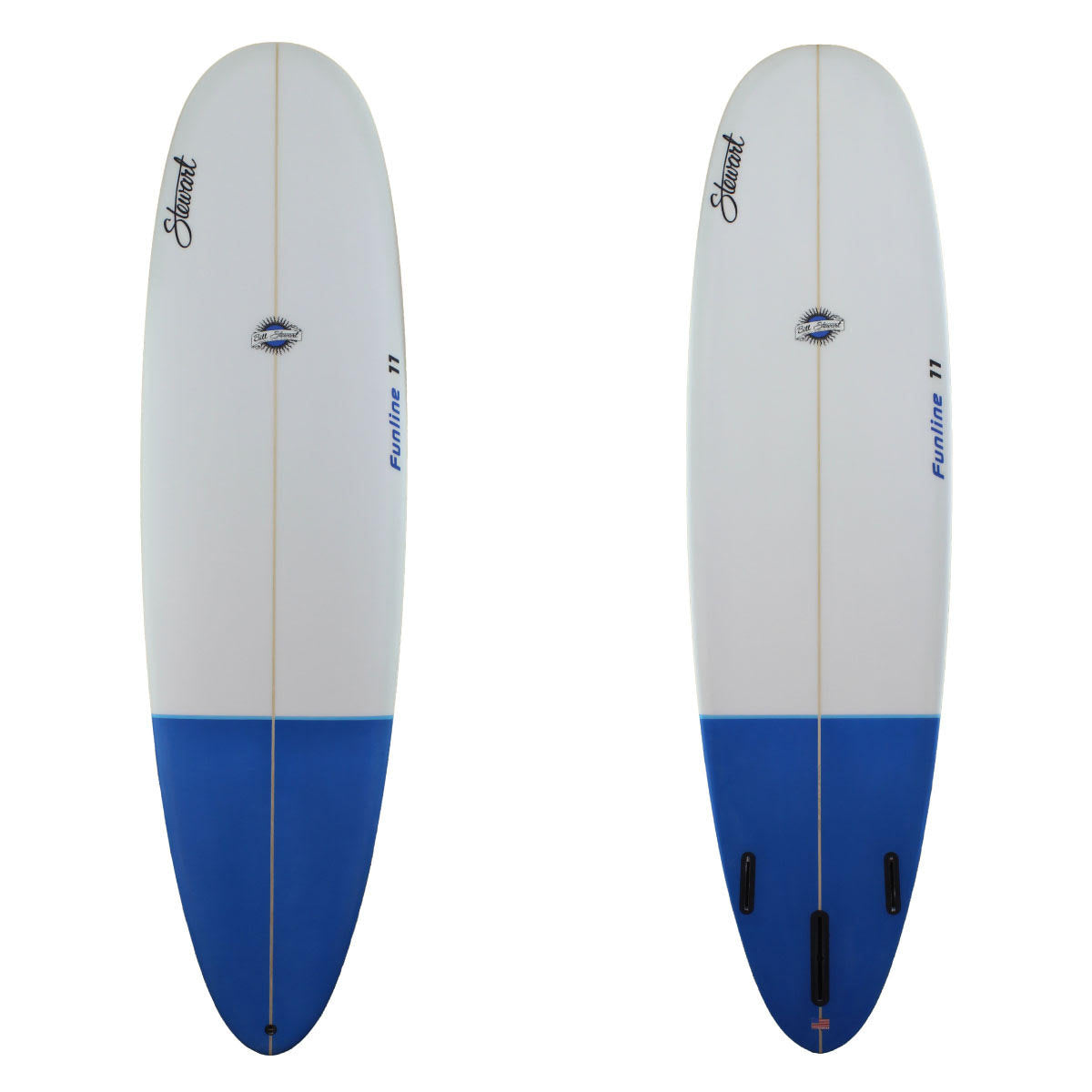 Stewart 8'0" Funline Poly Blue Tail