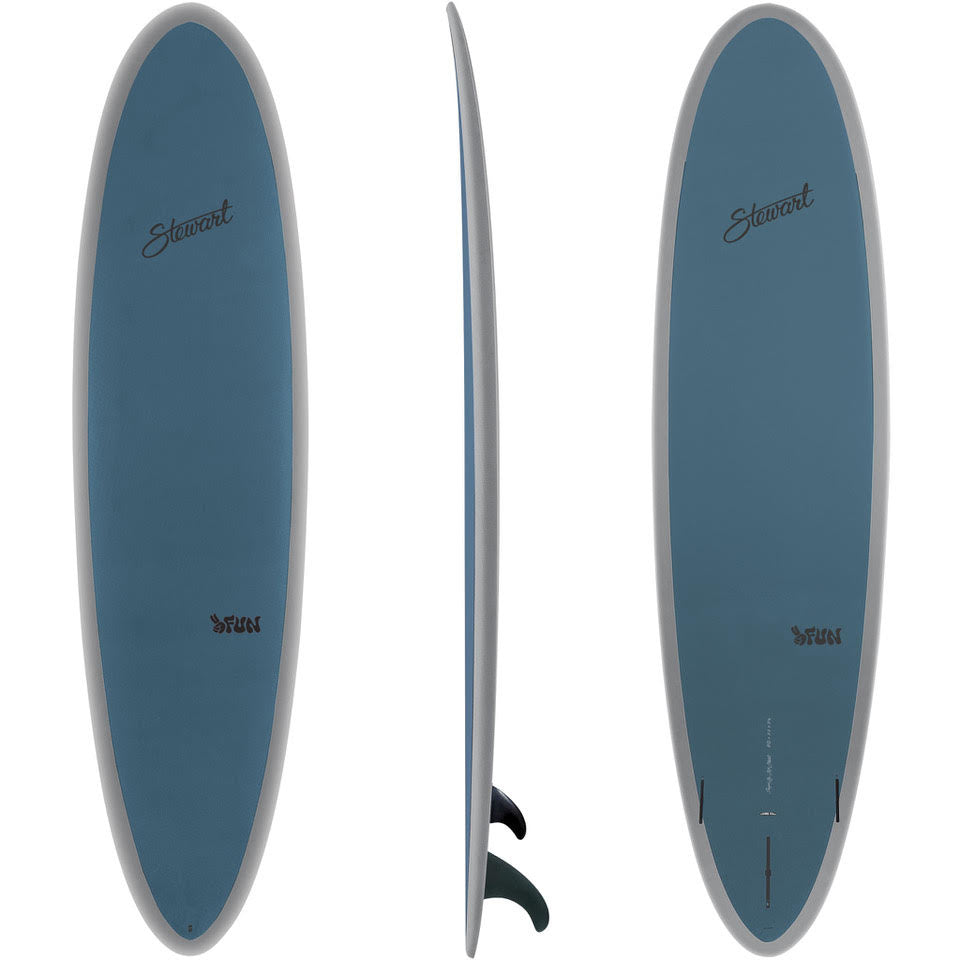 Stewart 8'0" 2Fun Poly surfboard - Blue