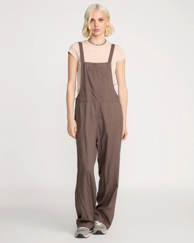 Volcom Girls Lived in Romper - Black Plum