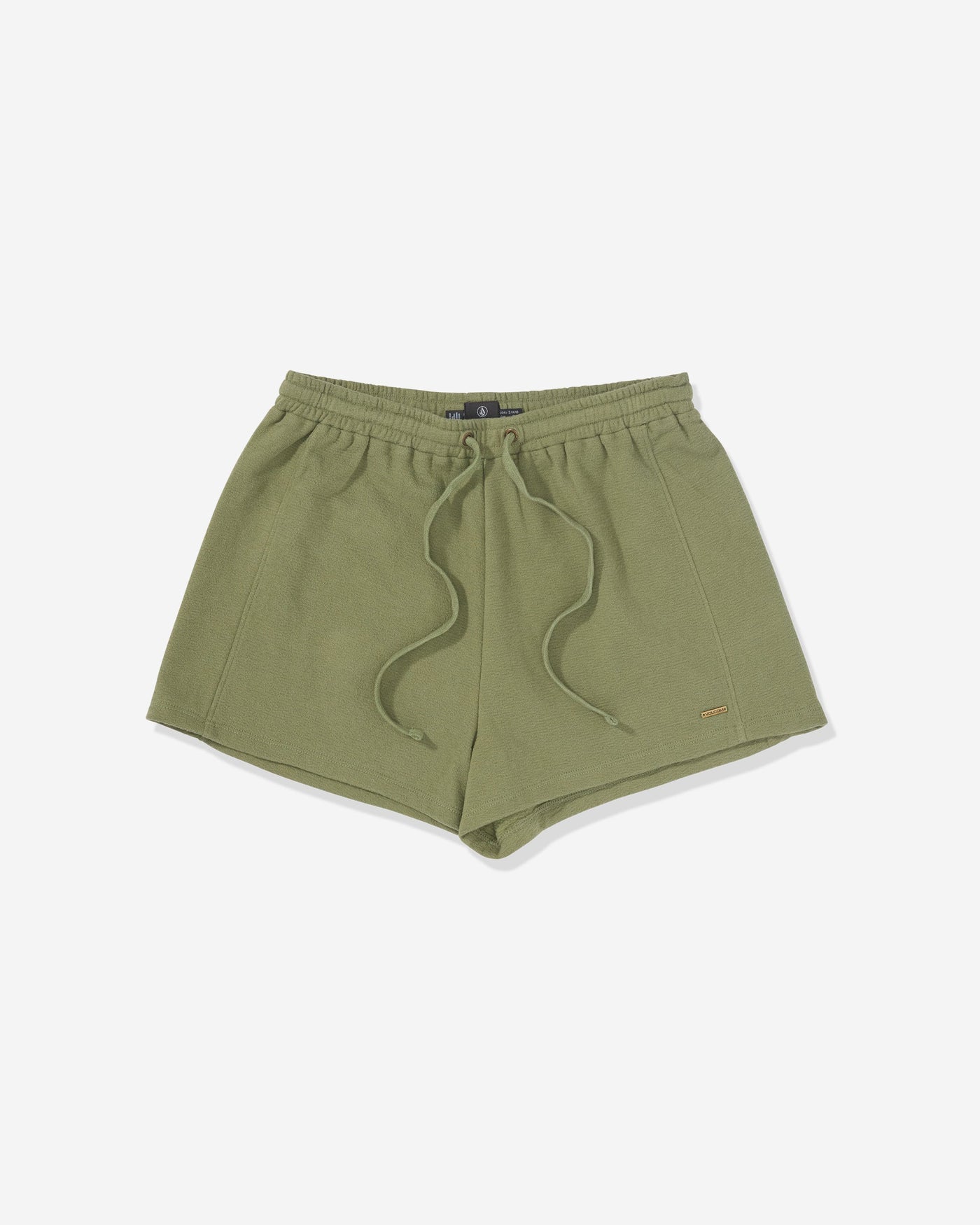 Volcom Girls Lived in Fleece Short - Moss Stone