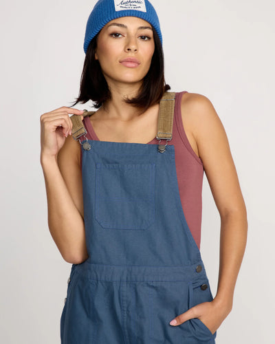 Volcom W Full Cut Overalls - Harbor Blue