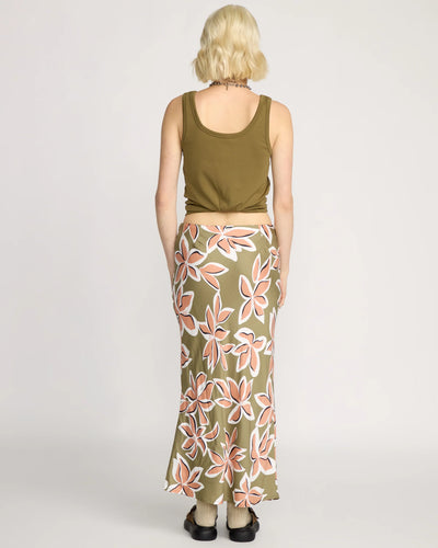 Volcom Girls Psychonic Skirt - Light Army