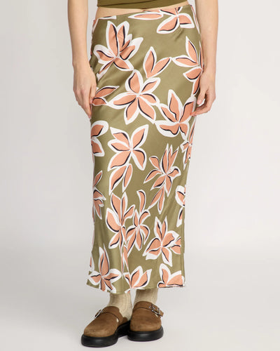 Volcom Girls Psychonic Skirt - Light Army
