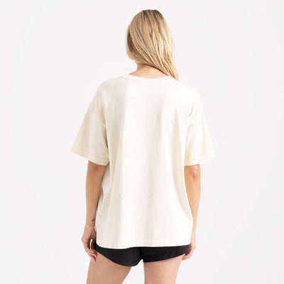 Roark Sun Oversized Tee - Bone