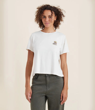 Roark W Heart Vase Everyday Tee - Mist