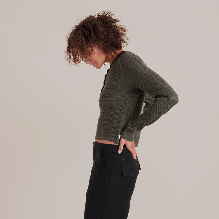 Roark W Well Worn Thermal L/S - Military