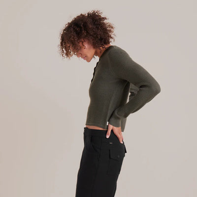 Roark W Well Worn Thermal L/S - Military